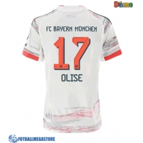 Fotballdrakt Dame Bayern Munich Michael Olise #17 Bortedrakt 2025-26 Kortermet